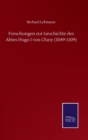 Forschungen zur Geschichte des Abtes Hugo I von Cluny (1049-1109) - Book