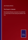 The Farmer's Calendar : Describing the Business necessary to be performed on various Kinds of Farms during every Month in the Year - Book