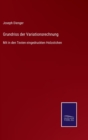 Grundriss der Variationsrechnung : Mit in den Texten eingedruckten Holzstichen - Book