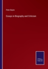 Essays in Biography and Criticism - Book