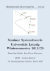 Seminar Systemtheorie : Universitat Leipzig, Wintersemester 2019/20 - Book