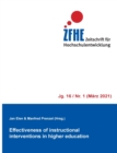 Effectiveness of instructional interventions in higher education - Book