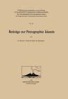 Beitreage Zur Petrographie Islands - Book