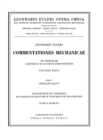Mechanica corporum solidorum 1st part - Book