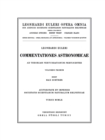 Commentationes astronomicae ad theoriam perturbationum pertinentes 1st part - Book