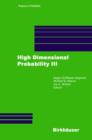 High Dimensional Probability III - Book