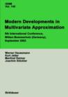 Modern Developments in Multivariate Approximation : 5th International Conference, Witten-Bommerholz (Germany), September 2002 - Book