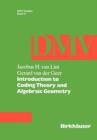 Introduction to Coding Theory and Algebraic Geometry - Book