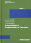 Interpolation of Rational Matrix Functions - Book