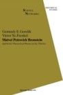 Matvei Petrovich Bronstein and the Soviet Theoretical Physics in the Thirties - Book