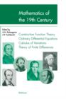 Mathematics of the 19th Century : Mathematical Logic Algebra Number Theory Probability Theory - Book