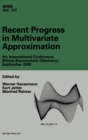 Recent Progress in Multivariate Approximation : 4th International Conference, Witten-Bommerholz (Germany), September 2000 - Book