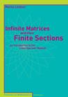 Infinite Matrices and their Finite Sections : An Introduction to the Limit Operator Method - Book