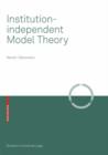 Institution-independent Model Theory - Book