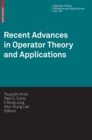 Recent Advances in Operator Theory and Applications - Book