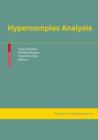 Hypercomplex Analysis - Book