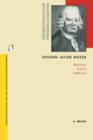 Johann Jacob Moser : Politiker Pietist Publizist - Book