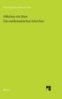Schriften in deutscher Ubersetzung / Die mathematischen Schriften - Book