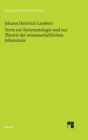 Texte Zur Systematologie Und Zur Theorie Der Wissenschaftlichen Erkenntnis - Book