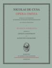 Nicolai de Cusa Opera Omnia / Nicolai de Cusa Opera Omnia. Volumen I. - Book