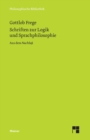 Schriften zur Logik und Sprachphilosophie : Aus dem Nachlass - Book