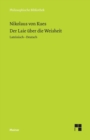 Der Laie uber die Weisheit : Zweisprachige Ausgabe (lateinisch-deutsche Parallelausgabe, Heft 1) - Book