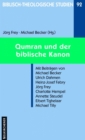 Qumran und der biblische Kanon - Book