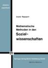 Mathematische Methoden in den Sozialwissenschaften - Book