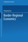 Border-Regional Economics - Book