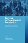 Surveys in Experimental Economics : Bargaining, Cooperation and Election Stock Markets - Book
