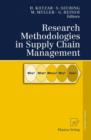 Research Methodologies in Supply Chain Management - Book