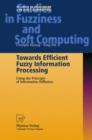 Towards Efficient Fuzzy Information Processing : Using the Principle of Information Diffusion - Book