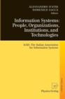 Information Systems: People, Organizations, Institutions, and Technologies : ItAIS:The Italian Association for Information Systems - Book
