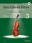 Easy Concert Pieces : Vol. 3. cello and piano. - Book