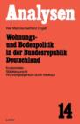 Wohnungs- und Bodenpolitik in der Bundesrepublik Deutschland - Book