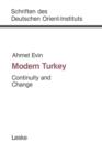 Modern Turkey: Continuity and Change - Book