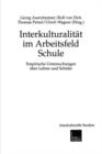 Interkulturalitat Im Arbeitsfeld Schule - Book