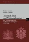 Autoritat, Staat Und Nationalcharakter : Der Zivilisationsprozess in OEsterreich Und England 1700-1900 - Book