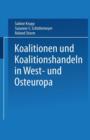 Koalitionen in West- Und Osteuropa - Book