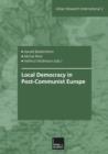 Local Democracy in Post-Communist Europe - Book