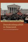 Demokratiequalitat in Osterreich : Zustand und Entwicklungsperspektiven - Book