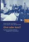 Ehre Oder Amt? : Qualifizierung Burgerschaftlichen Engagements Im Kulturbereich - Book