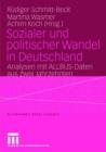 Sozialer Und Politischer Wandel in Deutschland - Book