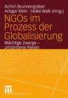 NGOS Im Prozess Der Globalisierung - Book