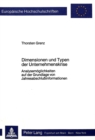 Dimensionen und Typen der Unternehmenskrise : Analysemoeglichkeiten auf der Grundlage von Jahresabschlussinformationen - Book