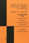 Dichtungen - Erster Band: Spiele : Herausgegeben von Hans-Gert Roloff - Book
