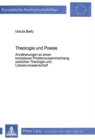 Theologie und Poesie : Annaeherungen an einen komplexen Problemzusammenhang zwischen Theologie und Literaturwissenschaft - Book