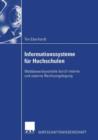 Informationssysteme Fur Hochschulen : Wettbewerbsvorteile Durch Interne Und Externe Rechnungslegung - Book