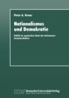 Nationalismus und Demokratie : Politik im Spanischen Staat der Autonomen Gemeinschaften - Book