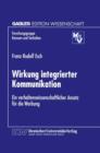 Wirkung Integrierter Kommunikation - Book